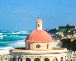 A view of the centuries-old cemetery from Old San Juan